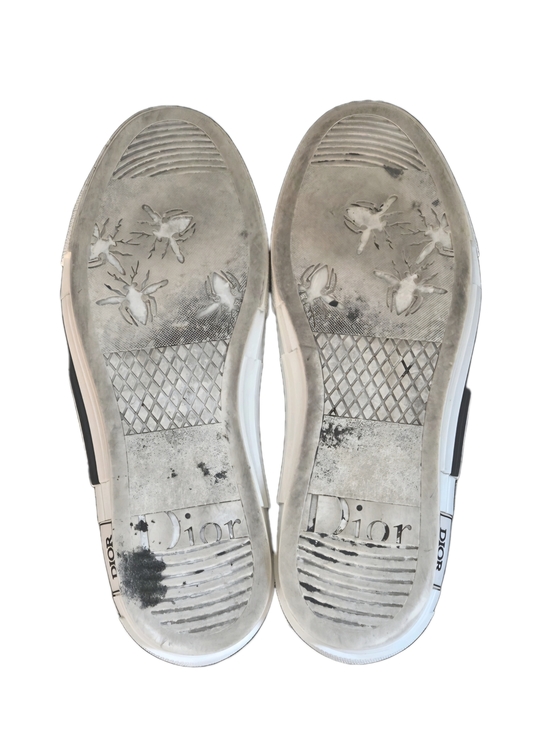 DIOR B23 League High-Top Sneaker White and Cream Dior Canvas EU 42 US Men's Sz 9 - Picture 15 of 15